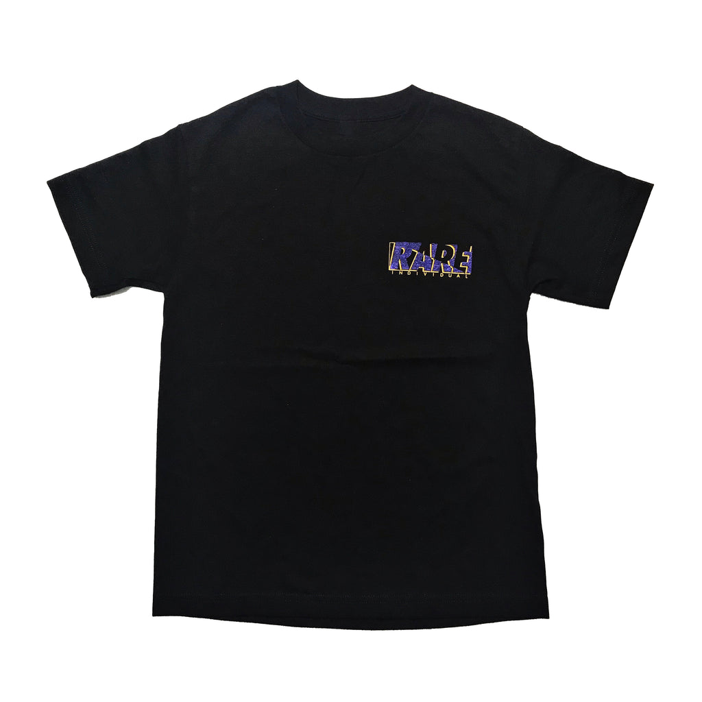 BLK (PURP/YELLOW LOGO) T-SHIRT