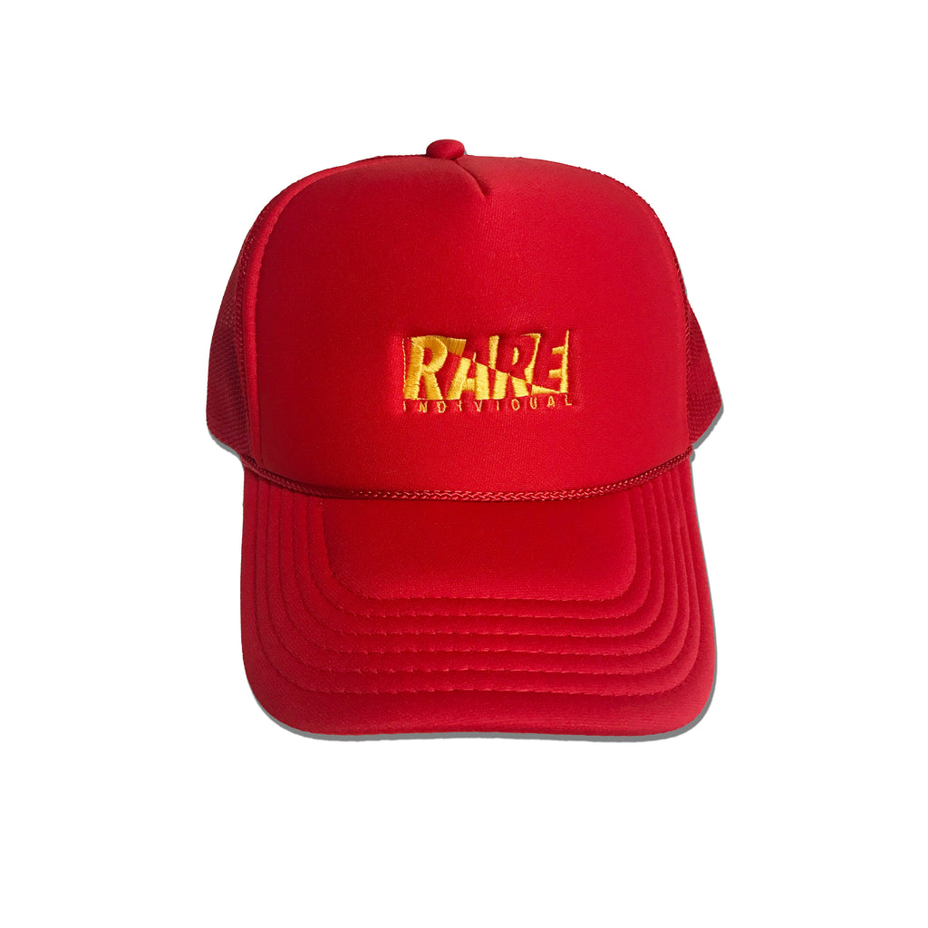 RED TRUCKER (YELLOW LOGO)